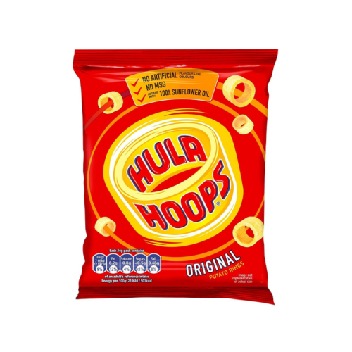 Hula Hoops Ready Salted - Case Qty - 32