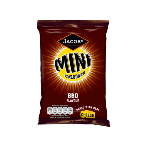 Mini Cheddars Bbq 45G - Case Qty - 30