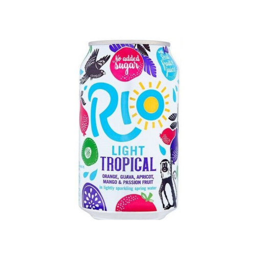 Rio Tropical Light 330Ml Cans - Case Qty - 24