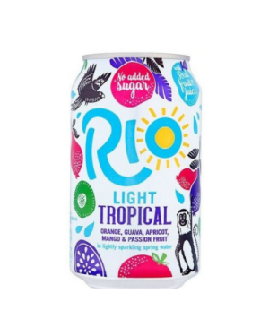 Rio Tropical Light 330Ml Cans – Case Qty – 24