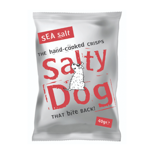 Salty Dog Crisps Sea Salt 40G - Case Qty - 30