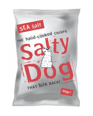 Salty Dog Crisps Sea Salt 40G – Case Qty – 30