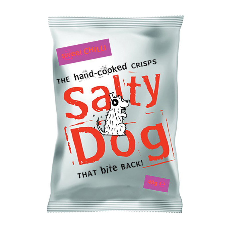 Salty Dog Crisps Sweet Chilli 40G - Case Qty - 30