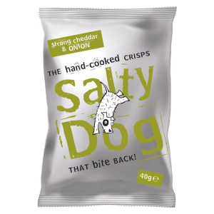 Salty Dog Strong Cheddar & Onion 40G – Case Qty – 30