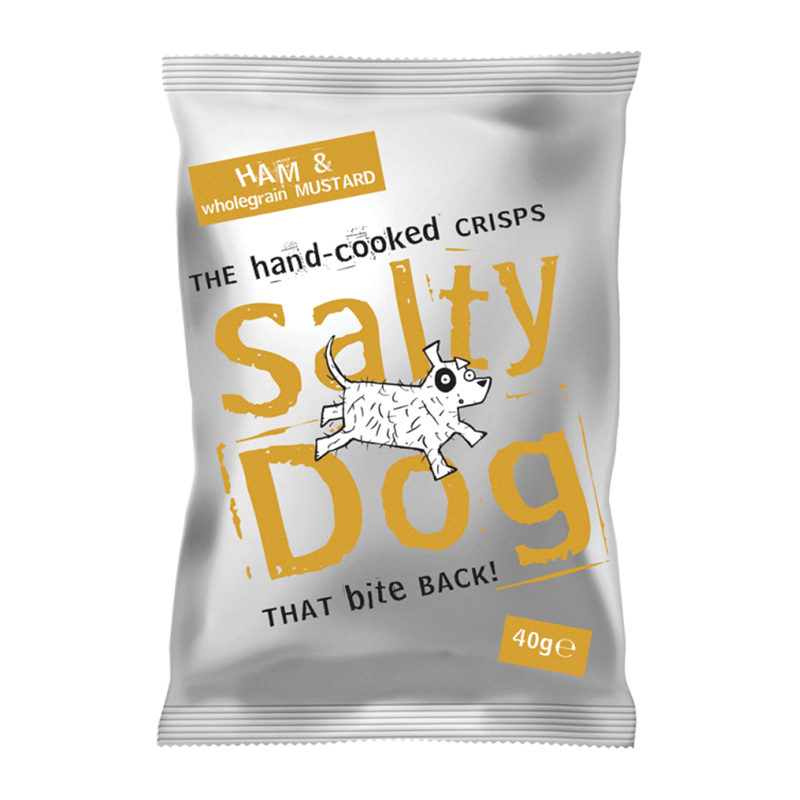Salty Dog Ham & Wholegrain Mustard 40G - Case Qty - 30