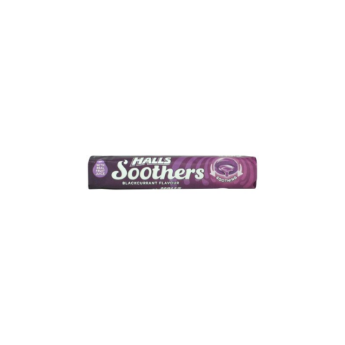 Halls Soothers Blackcurrant - Case Qty - 20