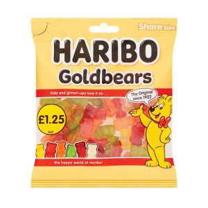 Haribo Gold Bears Pmp £1.25 – Case Qty – 12