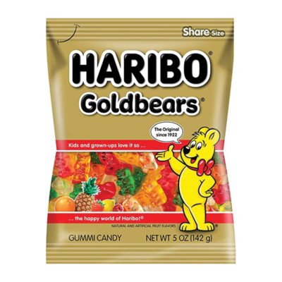 Haribo Gold Bears 160G - Case Qty - 12