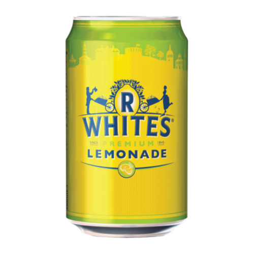R Whites Lemonade Cans - Case Qty - 24