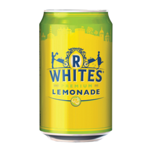 R Whites Lemonade Cans – Case Qty – 24