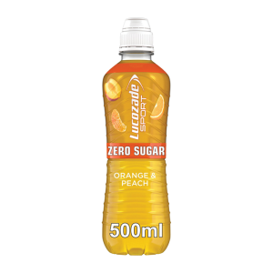 Lucozade Sport Zero Orange & Peach 500Ml – Case Qty – 12
