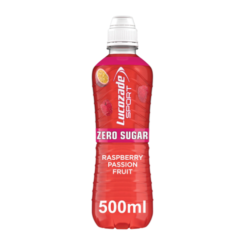 Lucozade Sport Zero Raspberry & Passion 500Ml - Case Qty - 12