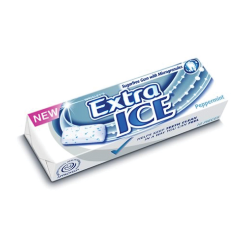 Wrigleys Extra Ice Gum Peppermint - Case Qty - 30