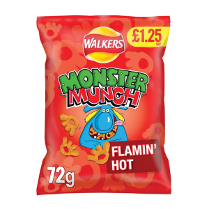 Monster Munch Flamin’ Hot  Pm 1.25 – Case Qty – 15