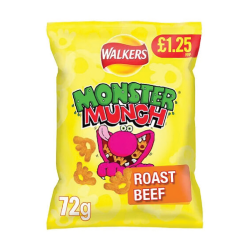 Monster Munch Roast Beef  Pm 1.25 - Case Qty - 15