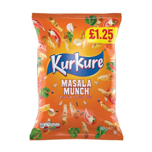 Kurkure Masala Munch 80G 1.25 - Case Qty - 15