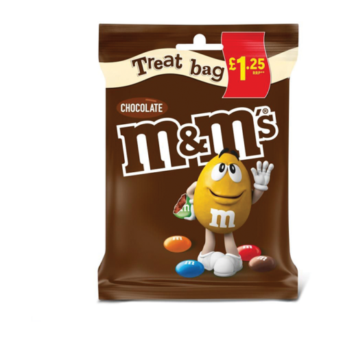 M&M'S Chocolate Treat Bag  £1.25 - Case Qty - 16