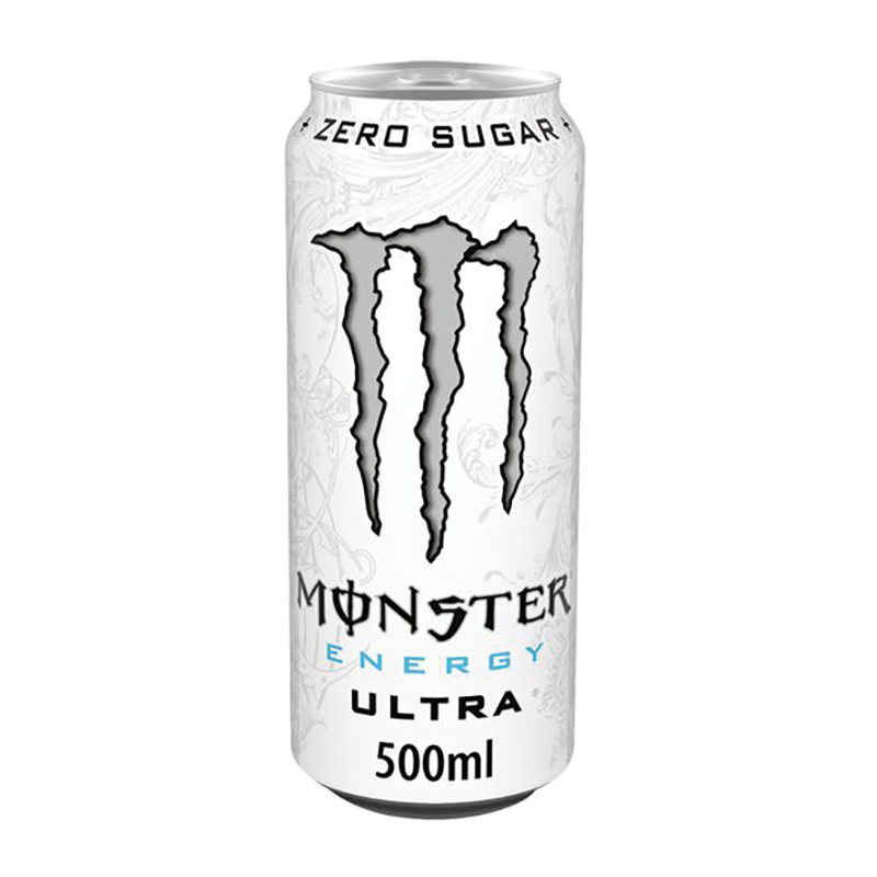 Monster Ultra White 500Ml  £1.55 - Case Qty - 12