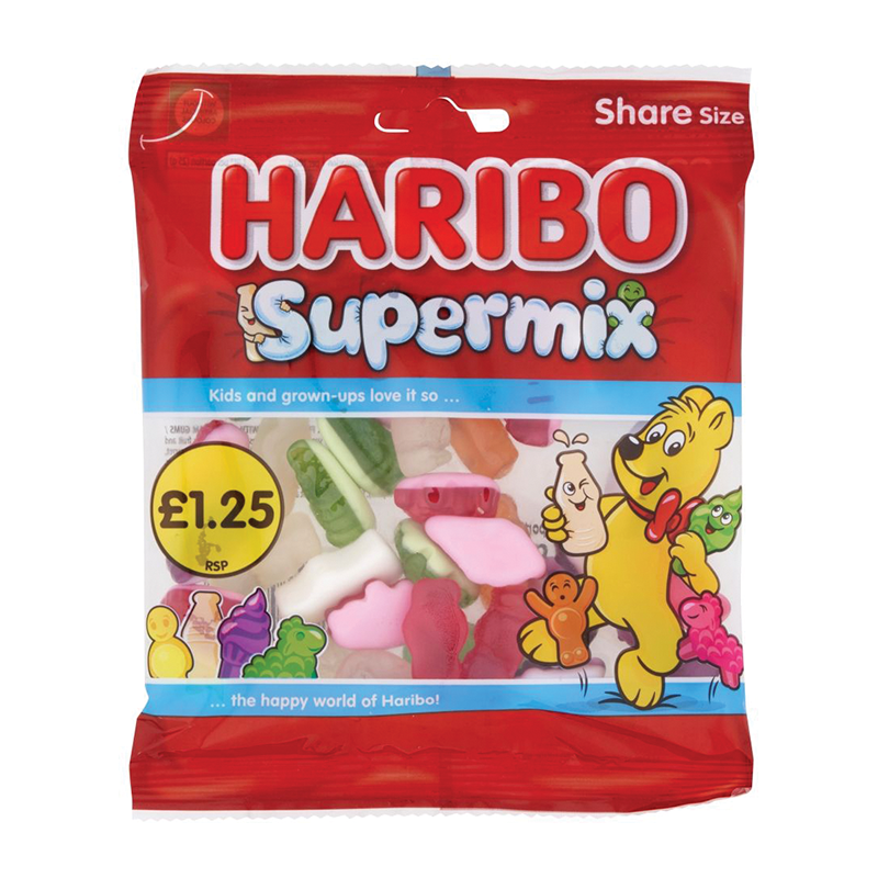 Haribo Supermix Pmp £1.25 - Case Qty - 12