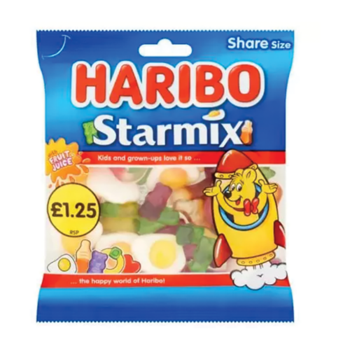 Haribo Starmix Pmp £1.25 - Case Qty - 12