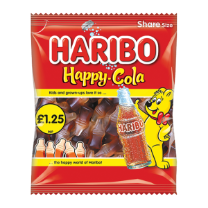 Haribo Happy Cola Pmp £1.25 – Case Qty – 12