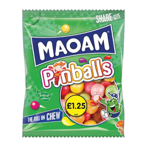 Haribo Maoam Pinballs Pmp £1.25 – Case Qty – 14