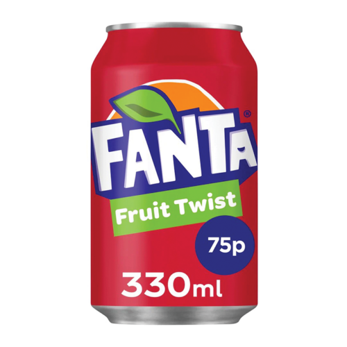Fanta Fruit Twist Can Pmp 75P - Case Qty - 24