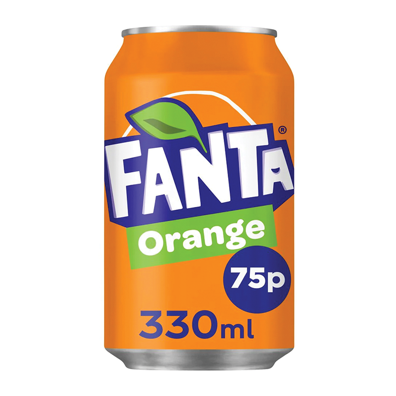 Fanta Orange Can Pmp 75P - Case Qty - 24