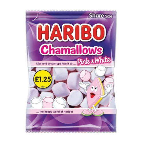 Haribo Chamallows Pmp £1.25 - Case Qty - 12