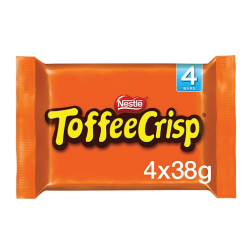 Toffee Crisp 38G 4 Pack - Case Qty - 1
