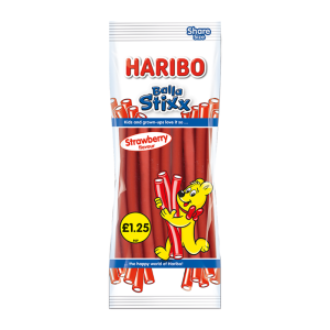 Haribo Balla Stix Strawberry Pmp £1.25 – Case Qty – 12