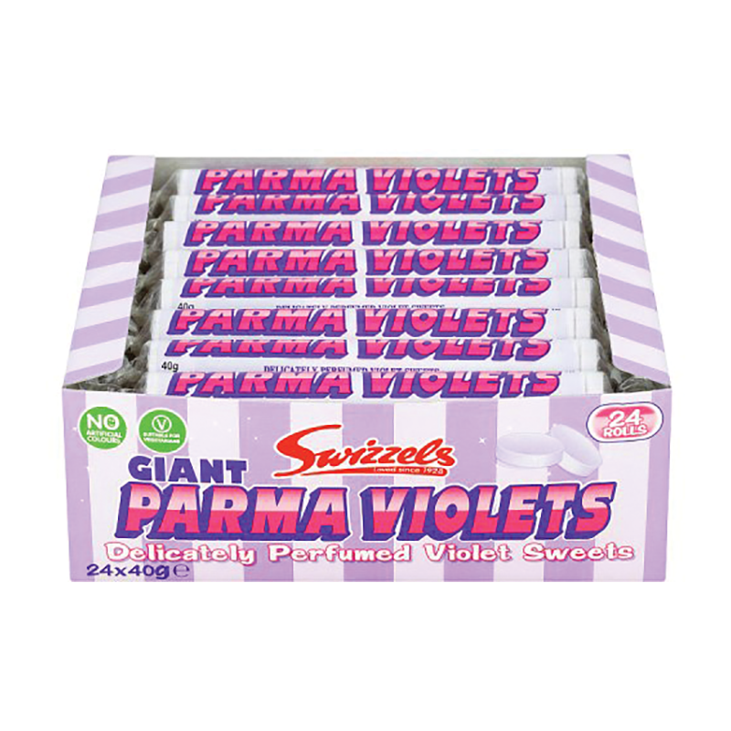 Swizzels Giant Parma Violets - Case Qty - 24