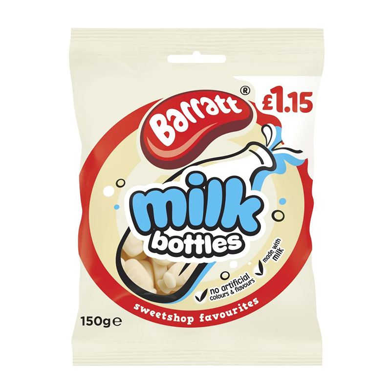 Barratt Milk Bottles Pmp £1.15 - Case Qty - 12