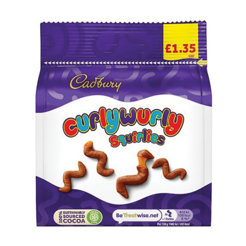 Curly Wurly Squirlies 95G £1.35 - Case Qty - 10