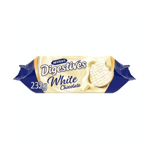 Mcvities White Choc Digestive 232G £1.99 – Case Qty – 12
