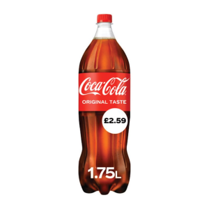 Coca Cola 1.75Lt Pmp £2.59 – Case Qty – 6