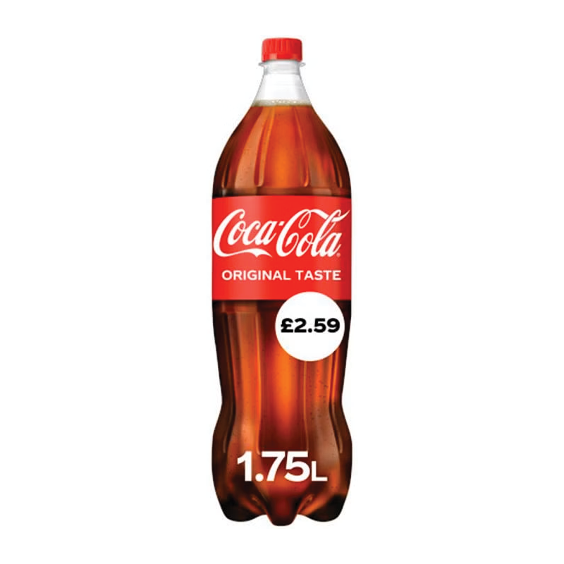 Coca Cola 1.75Lt Pmp £2.59 - Case Qty - 6