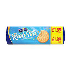 Mcvities Rich Tea 300G Pmp £1.89 – Case Qty – 12