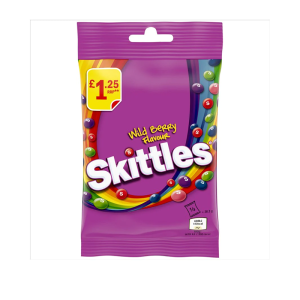 Skittles Wild Berry Bag 109G Pm £1.25 – Case Qty – 14