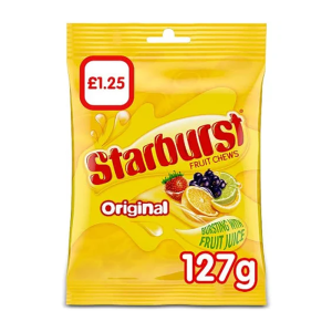 Starburst Original 127G Pm £1.25 – Case Qty – 12