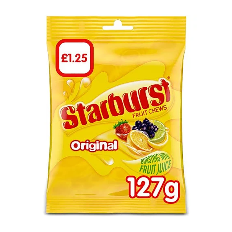 Starburst Original 127G Pm £1.25 - Case Qty - 12