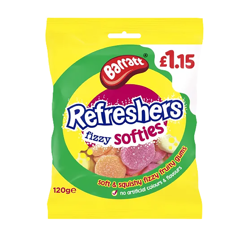 Barratt Refresher Softies Pm £1.15 - Case Qty - 12