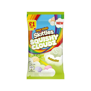 Skittles Squishy Cloudz Sour £1 – Case Qty – 14