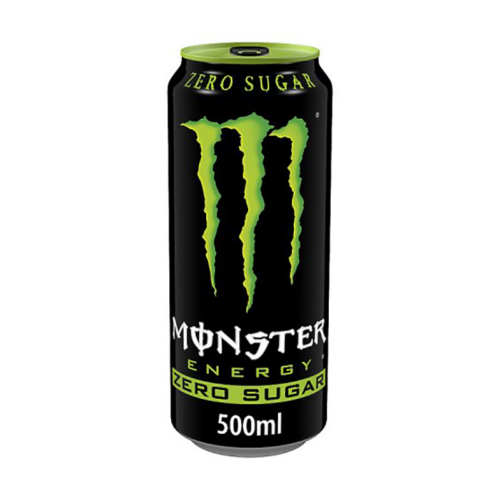 Monster  Green Zero 500Ml - Case Qty - 12