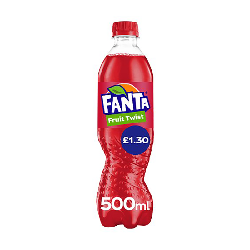 Fanta Fruit Twist 500Ml Pmp £1.30 - Case Qty - 12