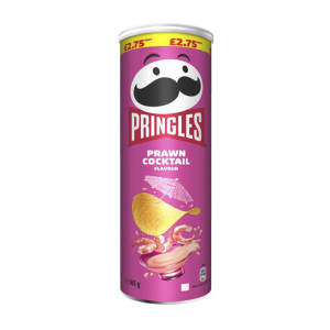 Pringles Prawn & Cocktail 165G 2.75 – Case Qty – 6