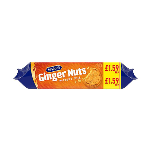Mcvities Ginger Nuts 250G Pmp £1.59 - Case Qty - 12