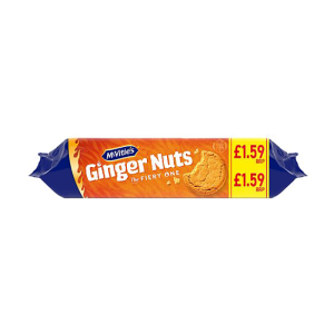Mcvities Ginger Nuts 250G Pmp £1.59 – Case Qty – 12