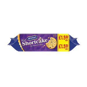 Mcvities Fruit Shortcake 200G Pmp £1.59 – Case Qty – 12