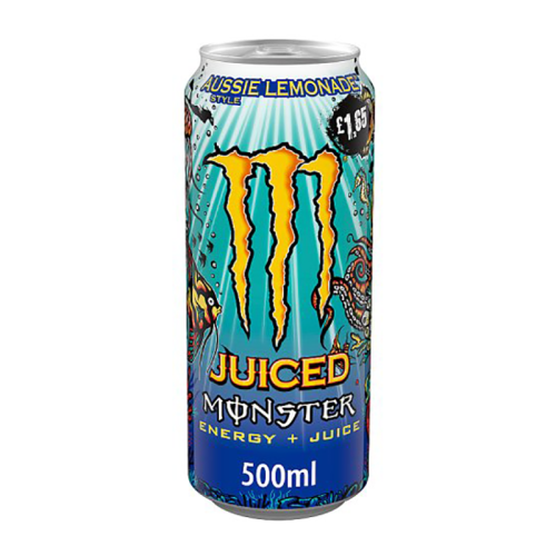 Monster Aussie Lemonade 500Ml Pmp £1.65 - Case Qty - 12